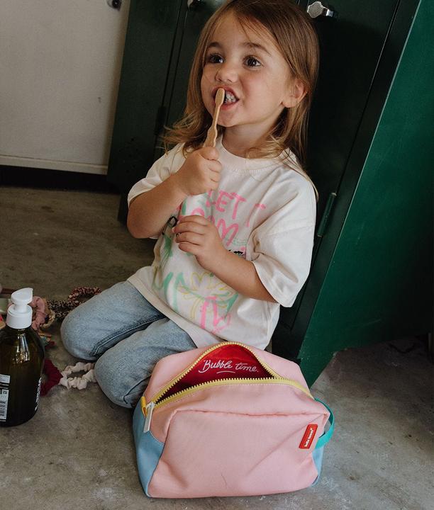 Image du produit Hello Hossy Mini trousse de toilette Jolly - Saumon / Bleu / Vert (4.90 l)