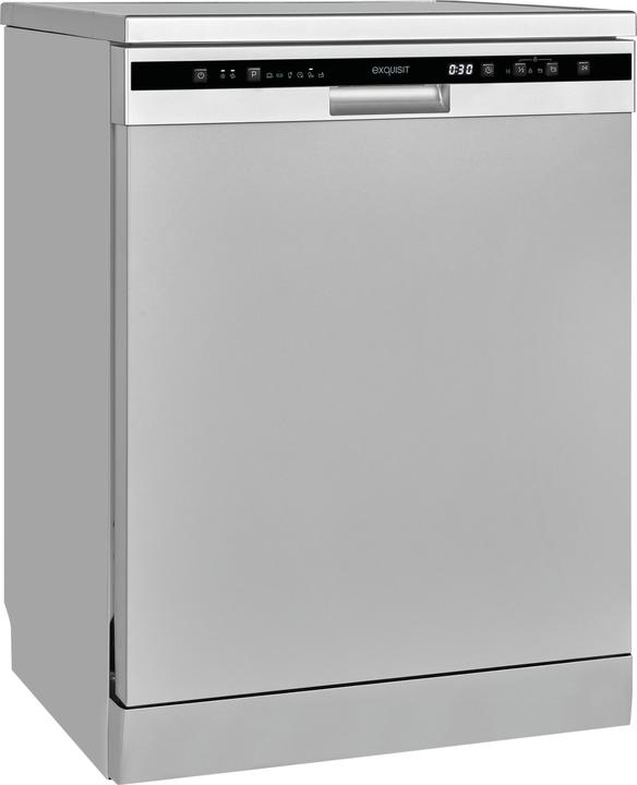 Produktbild Exquisit GSP6312-030D silber, Geschirrspüler (Standgerät)