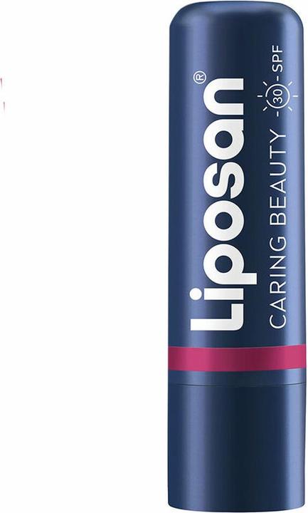 Actual product image Liposan Caring Beauty 3 In 1 Lip Care - Pink, 48 Grams (Lip balm)