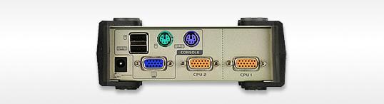 Immagine prodotto Aten CS82U, interruttore KVM a 2 porte, USB, PS/2 e VGA