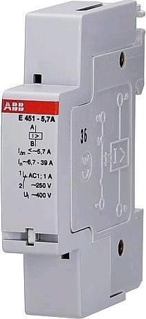 Actual product image ABB Load shedding relay 6.7-39A E451-5.7A 10E 1A IP 40 Eco 46536 GHV0210451R0013
