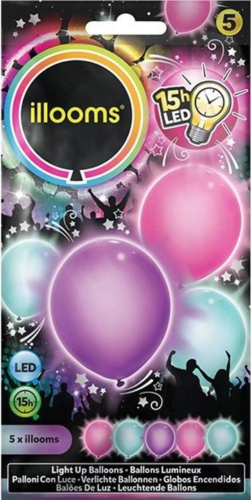 Actual product image Illooms Balloons LED