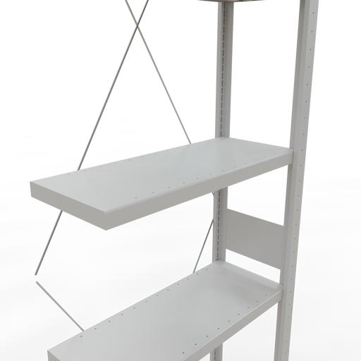 Actual product image Schulte Lagertechnik MULTIplus250 boltless bay system with cross brace