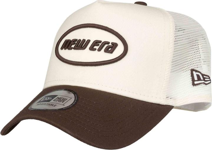 Image du produit New Era Casquette Trucker ajustable - Patch de marque rétro Chrome