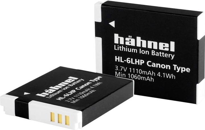 Actual product image Hähnel Replacement Battery HL-6LHP, for Canon NB-6L (Camera battery)