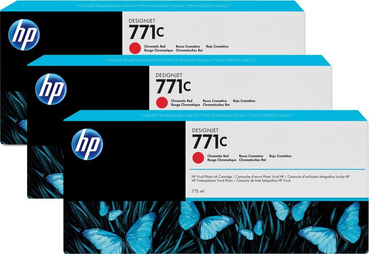 Produktbild HP Tinte Large Format chroma red Orig.Nr. B6Y32A (R)
