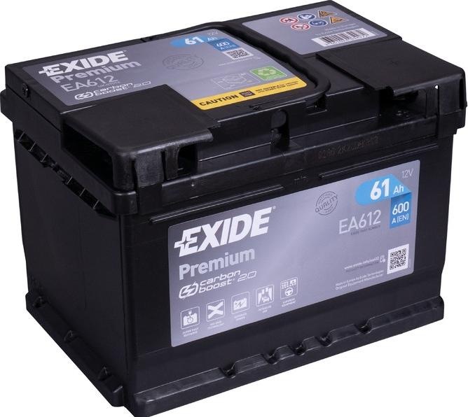 Premium Carbon Boost EA612 (12 V, 60 Ah, 600 A)