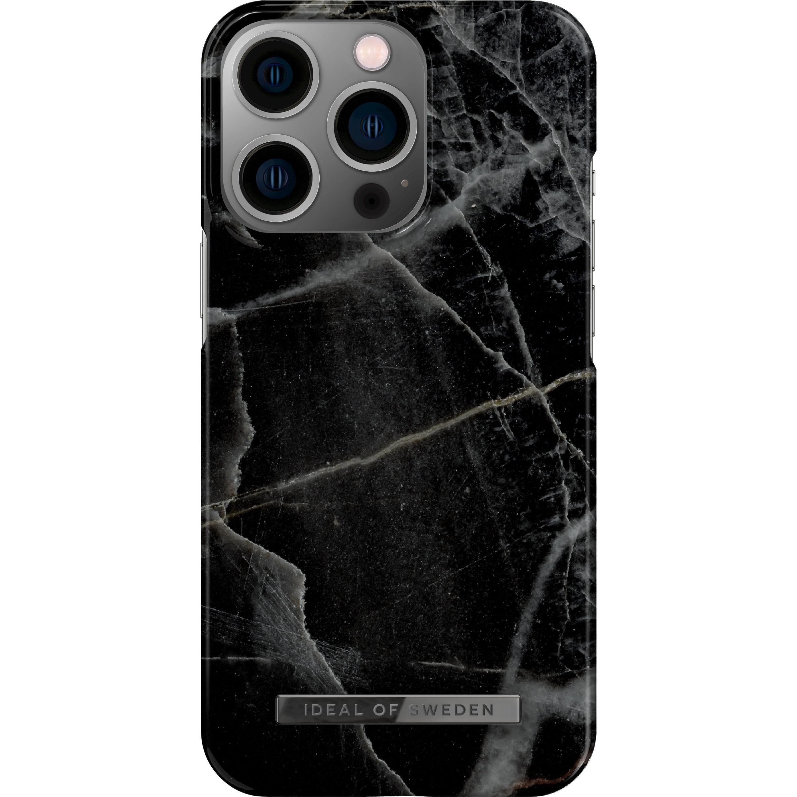 iDeal Of Sweden Designer Hard-Cover Black Thunder (Apple iPhone 13 Pro), Smartphone Hülle, Grau