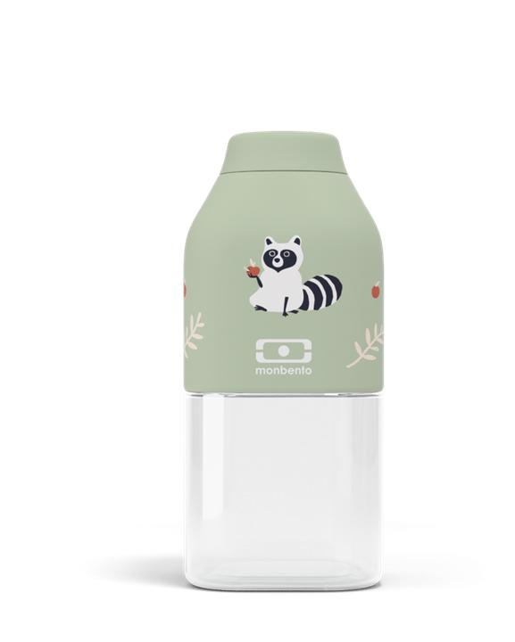 Monbento Positive S-bottle, graphic raccoon (0.33 l)