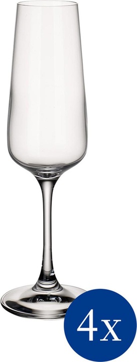 Actual product image Villeroy & Boch Champagne Glass Set 4pcs Ovid (25 cl, 4 Glasses, Champagne glasses)