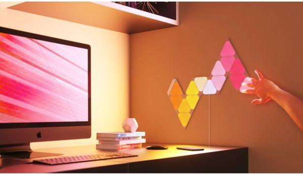 Produktbild Nanoleaf Shapes Mini Triangles Expansion Pack, 10 Stk. (200 lm)