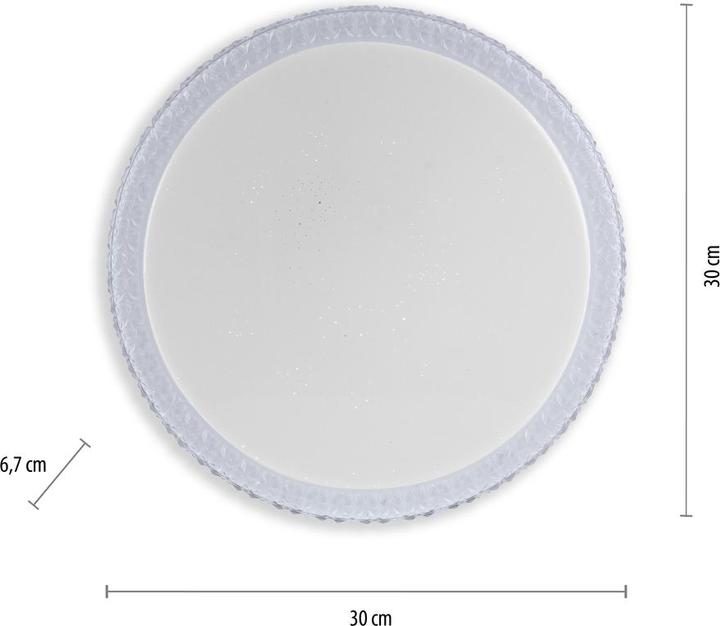 Produktbild Just Light LED Deckenleuchte FRIDA Kristall-Optik, Sternenhimmeloptik (1280 lm)