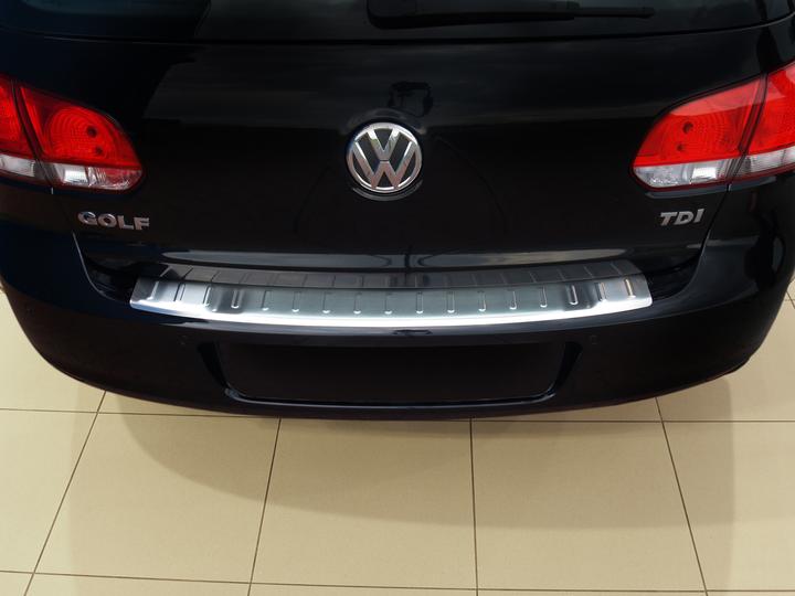 Produktbild Avisa Edelstahl Ladekantenschutz für VW Golf 6 Limousine ab 2008 bis 2012 (Heck)