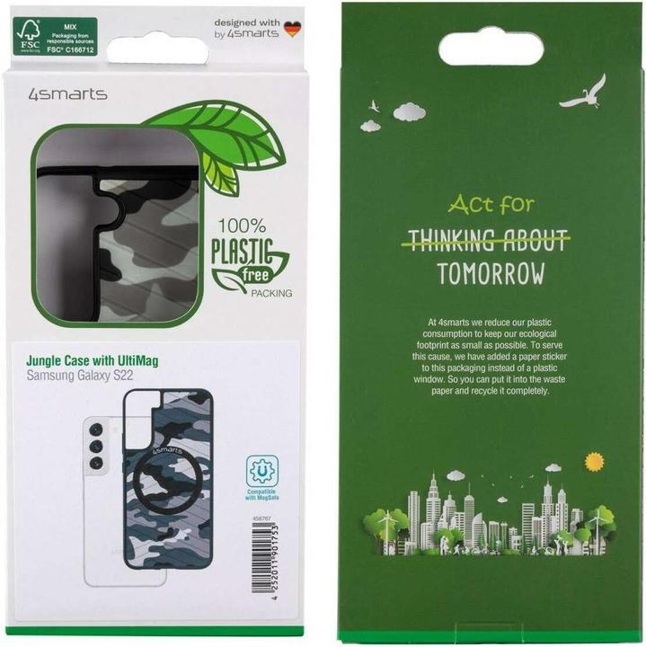 Actual product image 4smarts Back Cover Jungle with UltiMag Galaxy S22 5G (Samsung Galaxy S22 5G)