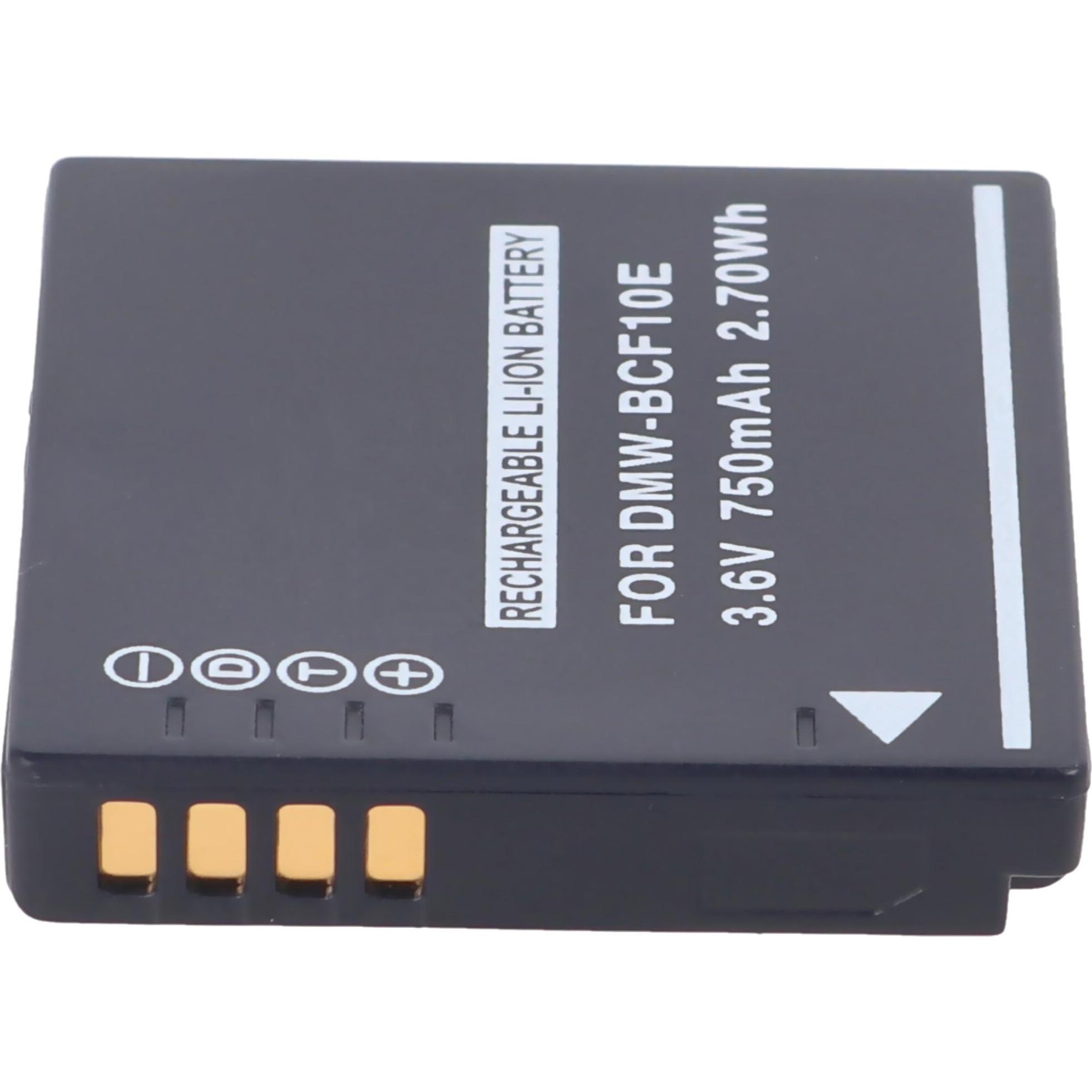 Thumbnail - Panasonic Akku DMW-BCF10, DMW-BCF10E, BCF-10, CGA-S/106C,, CGA-S106C (Akku), Kamera Stromversorgung