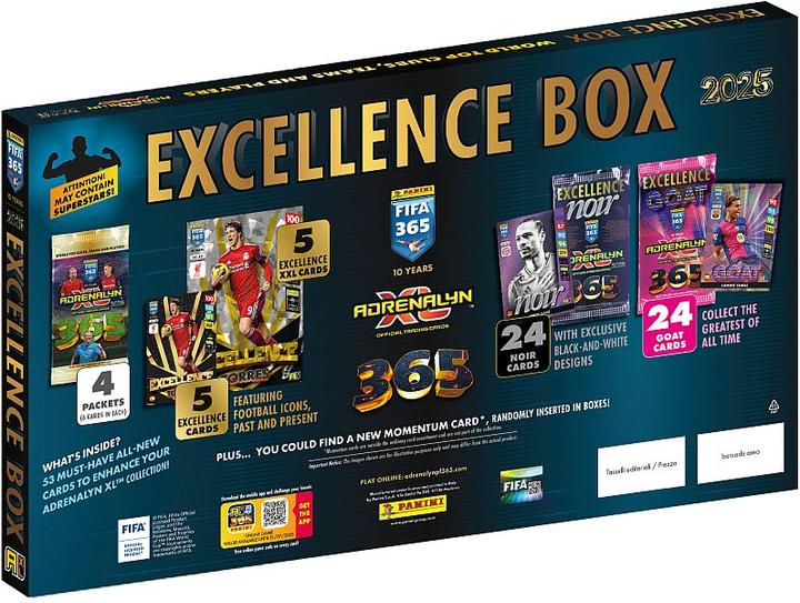 Image du produit Panini FIFA 365 - Boîte d'excellence AdrenXL 2025 (Anglais, Pack de boosters)