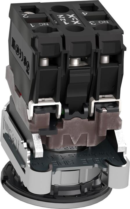 Actual product image Schneider Electric Illuminated pushbutton Harmony XB4F, 30mm, XB4FW34B5