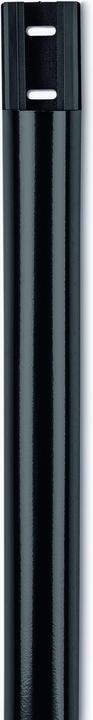 Actual product image Hama Aluminium cable duct, half-round, 110 x 3.3 x 1.8 cm, black (Duct, 110 cm)