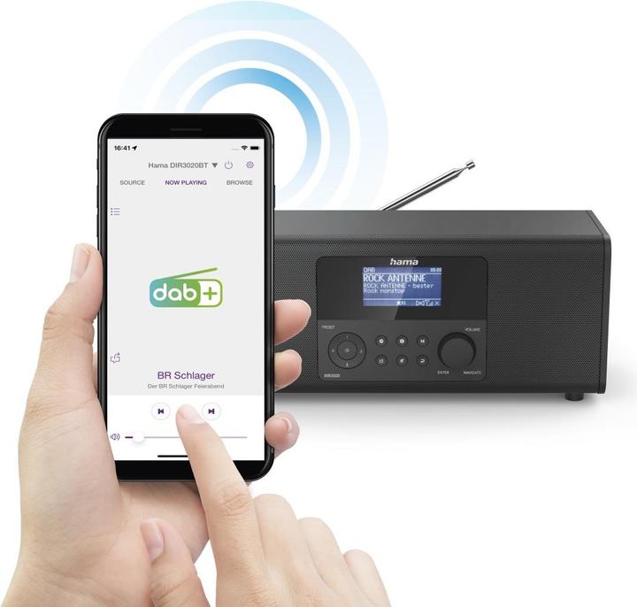 Actual product image Hama DIR3020 (Web radio, DAB+, Bluetooth, Wi-Fi)