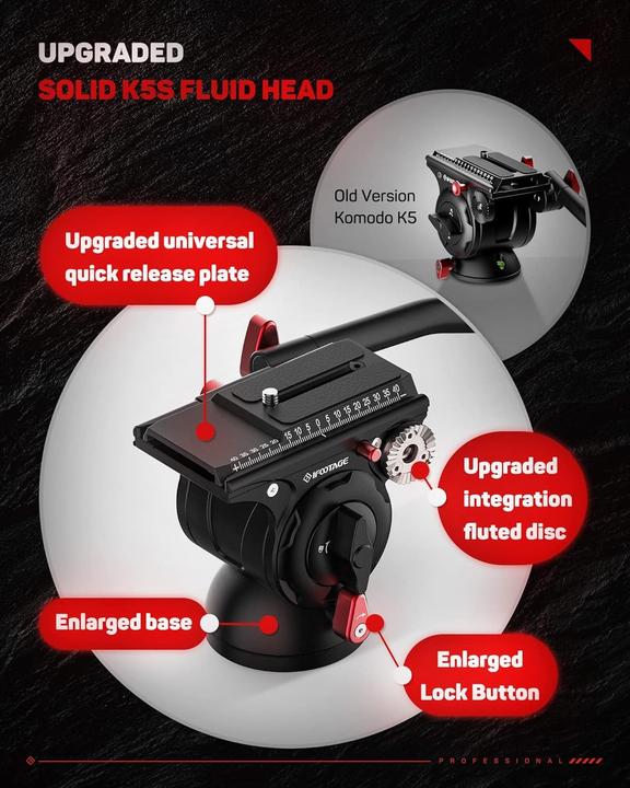 Produktbild iFootage Komodo K5S Fluid Head (Videokopf)