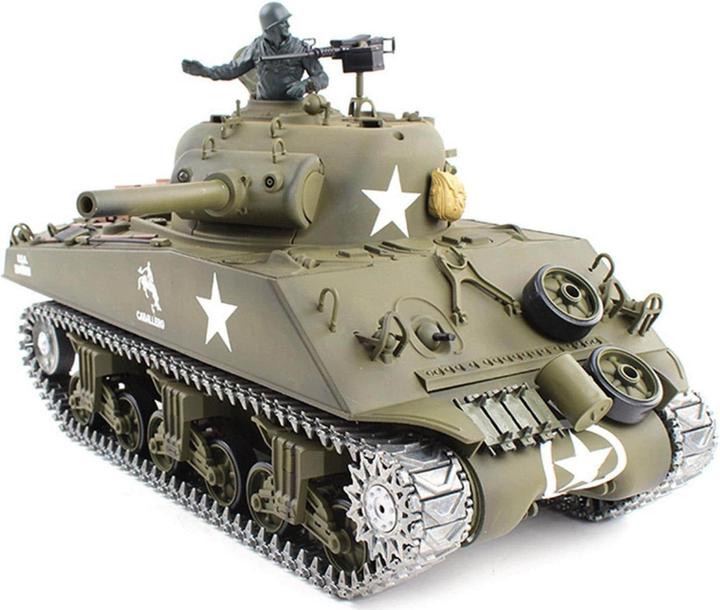 Productafbeelding Heng Long Tank Sherman U.S. M4A3 2.4 GHz (RTR Gereed voor gebruik)