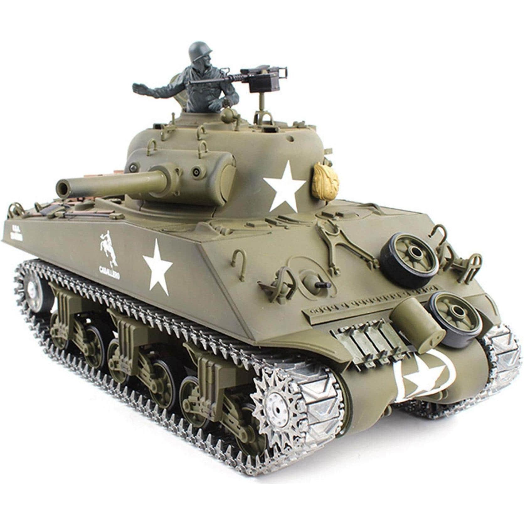 Thumbnail - Heng Long Panzer Sherman U.S. M4A3 2.4 GHz (RTR Ready-to-Run)