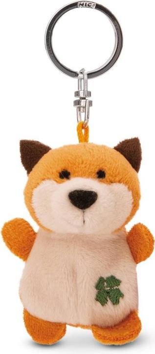 Magni NICI Schlüsselanhänger Fuchs mit Kleeblatt 5cm