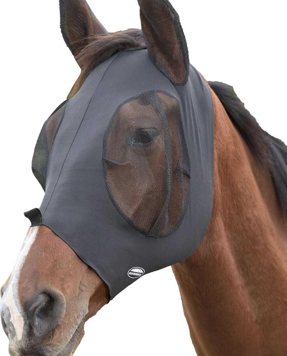 Actual product image Weatherbeeta Deluxe stretch horse fly mask with ears
