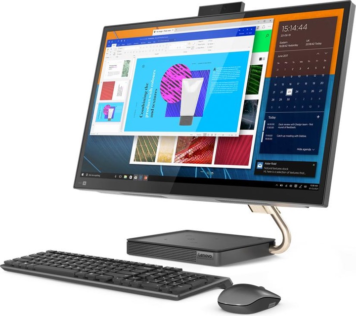 Produktbild Lenovo IdeaCentre AIO 5 – 27IOB6 (Intel Core i7-10700T, 16 GB, 1000 GB, GeForce RTX 3050)