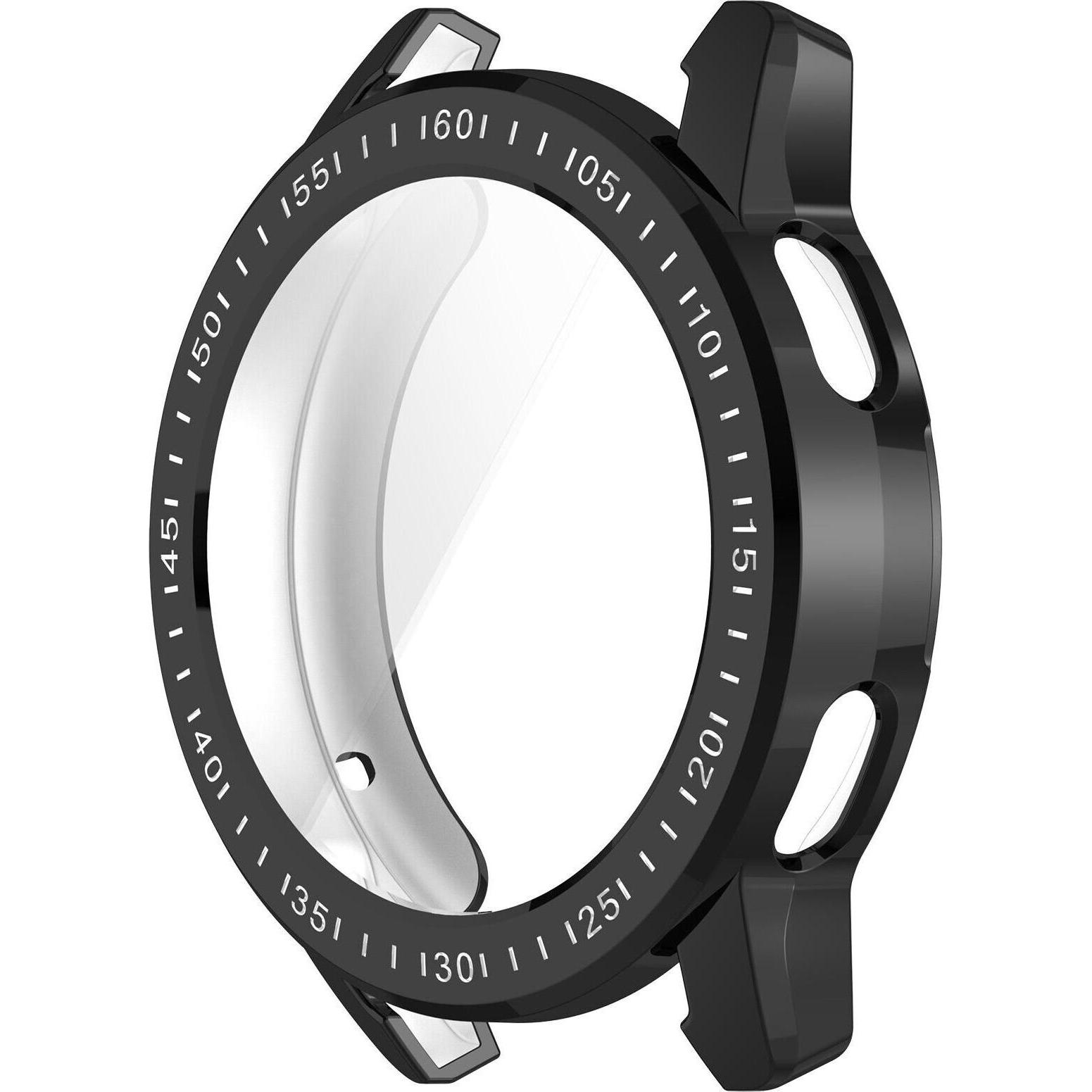 Strap-it TPU Hülle, Smartwatch Zubehör, Schwarz
