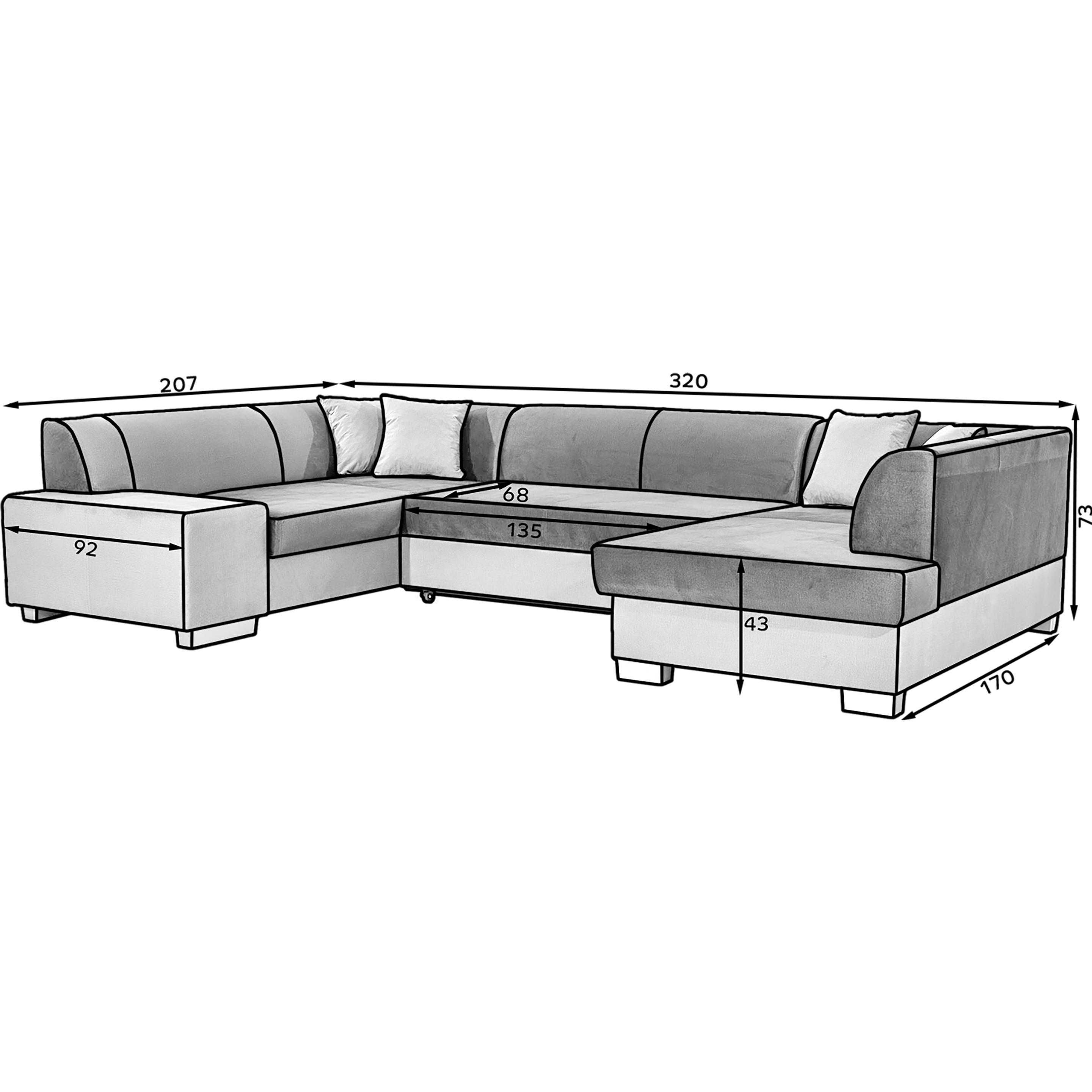 Thumbnail - ELTAP, Sofa, Havana (Wohnlandschaft, Bettsofa)
