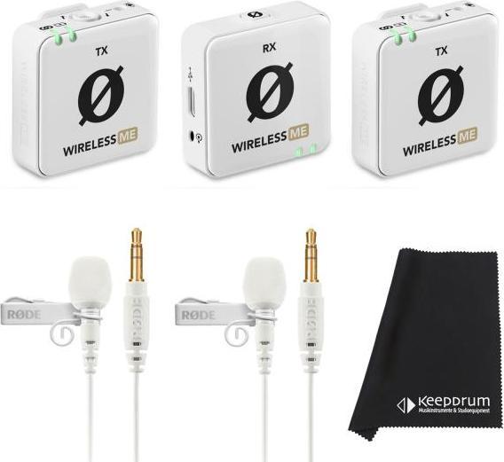 Actual product image RØDE Wireless ME Dual White with 2x Lavalier GO White