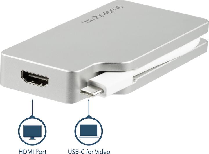 Actual product image StarTech USB-C to (VGA, DVI, HDMI, Mini DP, 10.50 cm)