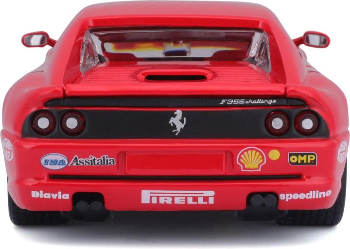 Actual product image Bburago Ferrari R&P F355 Challenge Racing 1/24 red