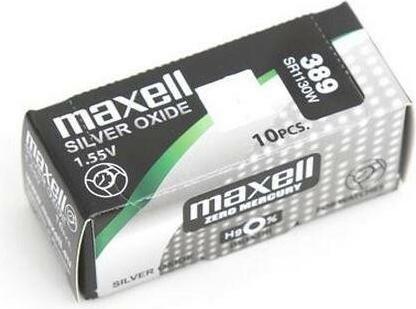 Actual product image Maxell SIlver Oxide SR1130W (10 pcs., 79 mAh)