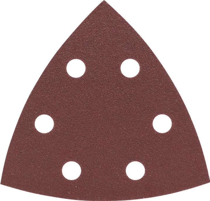 Image du produit Bosch Zubehör Set de feuilles abrasives pour ponceuses Delta, 93 mm, 120, 6 trous, pack de 25 (120)