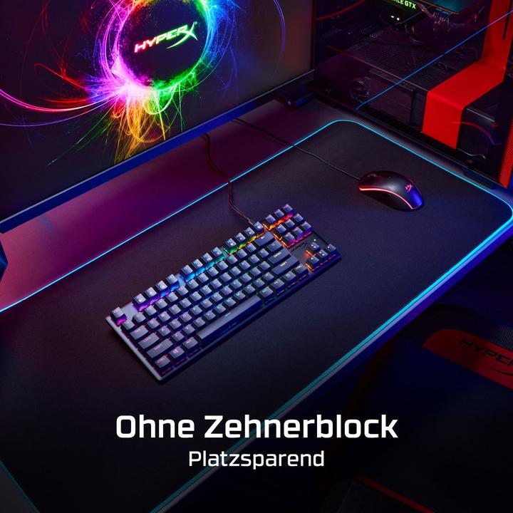 Actual product image HP HyperX Alloy Origins Core PBT HX Red Gaming Keyboard (DE)