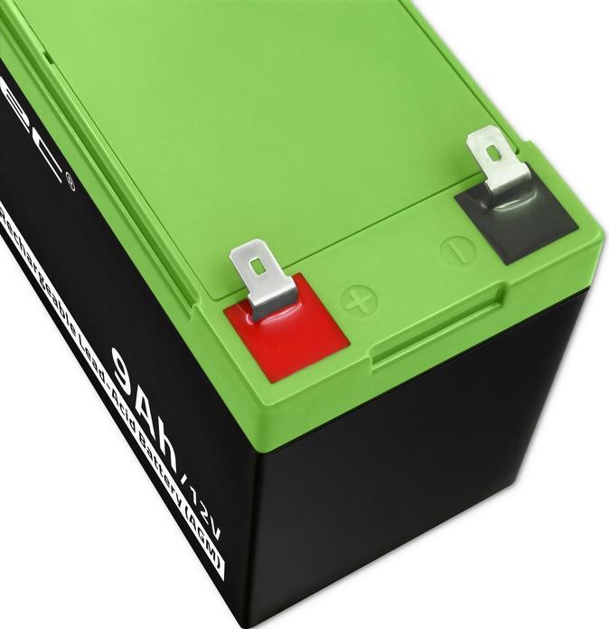 Image du produit Qoltec 53031 AGM battery| 12V| 9Ah| max 135A - Batterie - 9.000 mAh (12 V, 9 Ah)