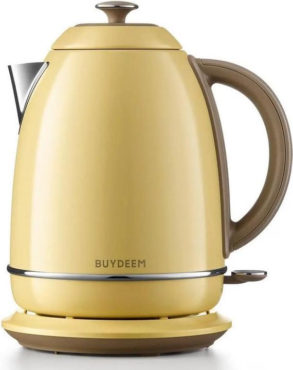 Actual product image Buydeem Teapot Electric Kettle, model K640, color Mellow Yellow, EU (1.70 l)