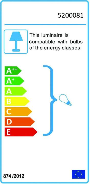 Energie-Label White Label Living Vesper (E27)