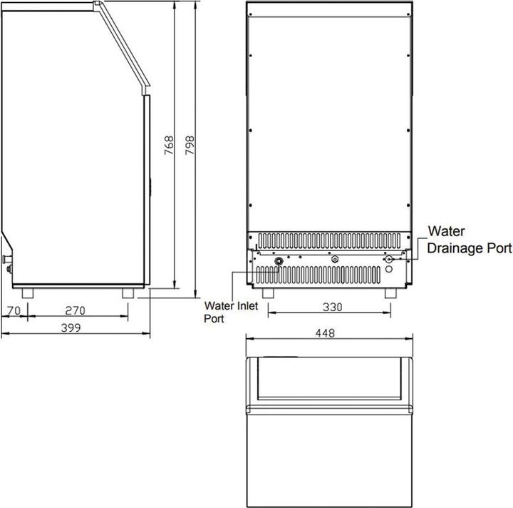 Image du produit Weber Home FSP EW45 Machine à glaçons en bloc