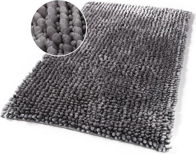Domoletti BADMAT MA3488E 50X80CM CHENILLE ZILVER (50 x 80 cm)