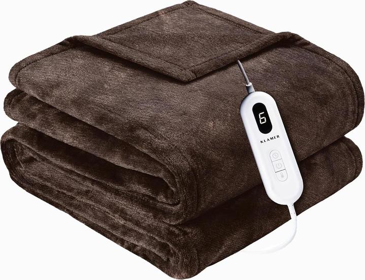 Produktbild KLAMER Heizdecke Braun (180 x 130 cm)