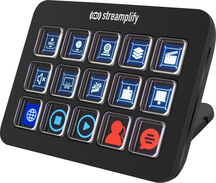Actual product image Streamplify STREAMING DECK ONE Stream Controller - black