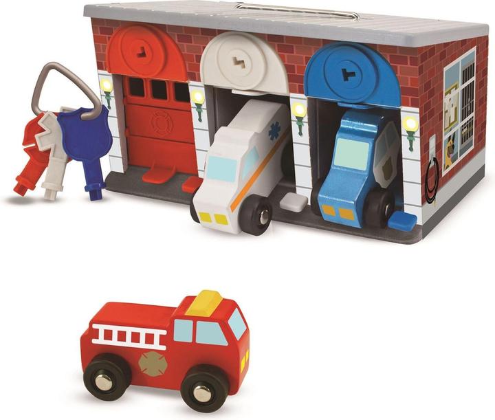 Produktbild Melissa & Doug Garage mit Schloss