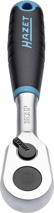 Immagine prodotto HAZET Leva a cricchetto reversibile a dentatura fine HiPer 863HP ∙ Attacco quadro, massiccio, 6,3 m… (1/4")
