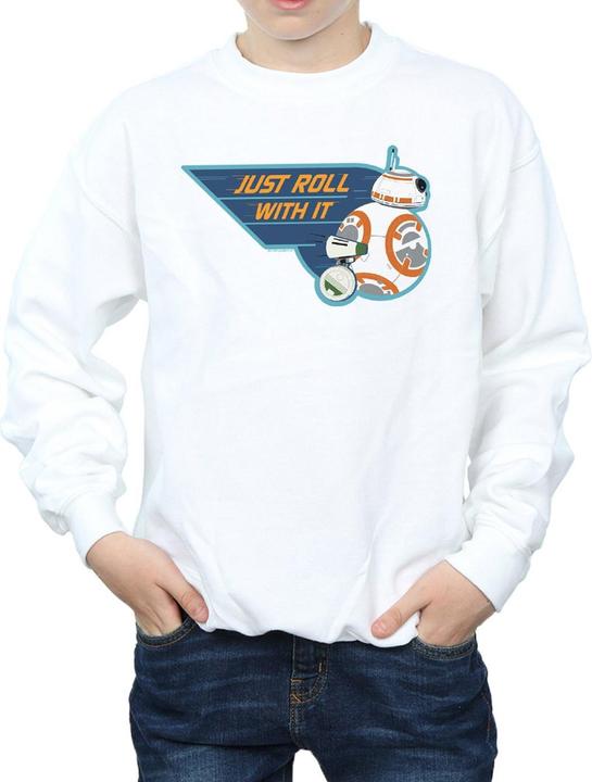 Immagine prodotto Star Wars D-O & BB-8 Just Roll With It Felpa Ragazzi (140, 146)