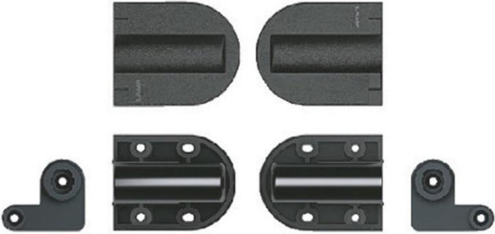 Produktbild LAMP® Deckelscharnier HG-JHM20-80 gross Aluminium/Kunststoff schwarz