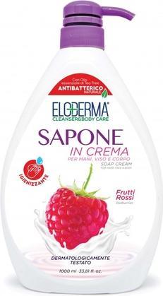 Actual product image Eloderma Liquid Antibacterial Cream Soap Redberries Dispenser (Liquid soap)