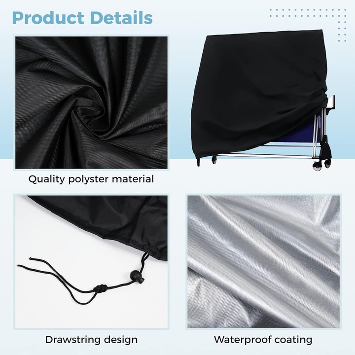 Actual product image Varku Table tennis table cover
